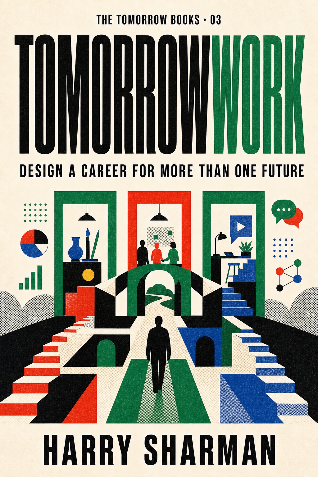 TomorrowWork book cover by Harry Sharman