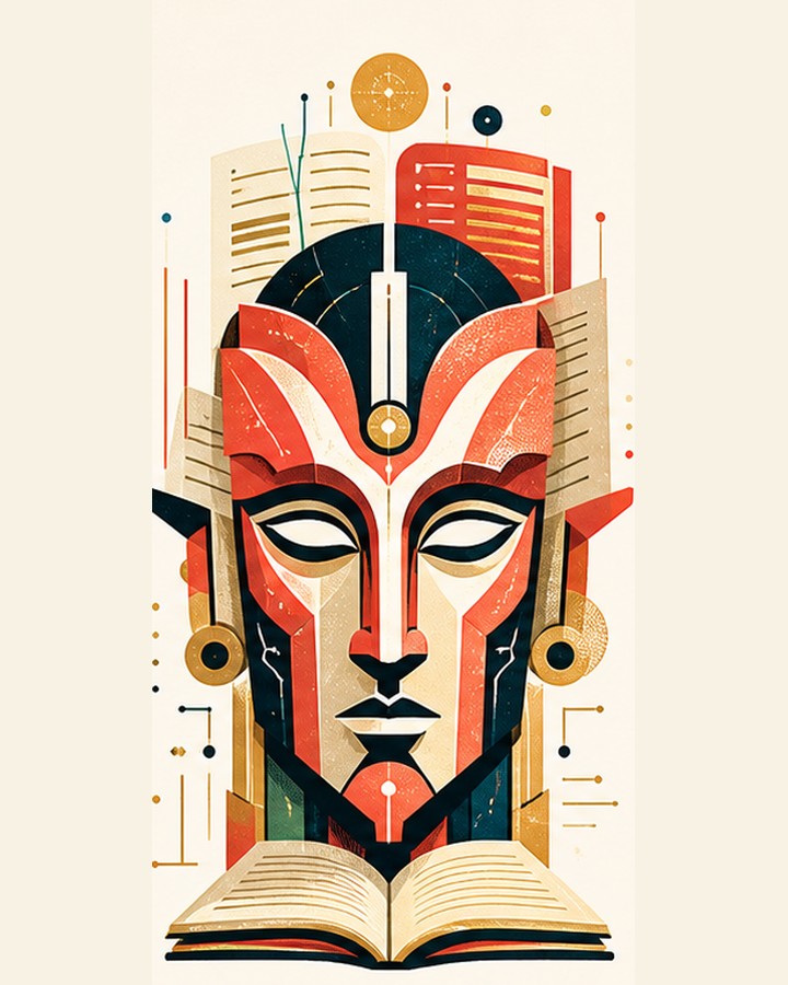 Red Tomorrowland briefing mask artwork